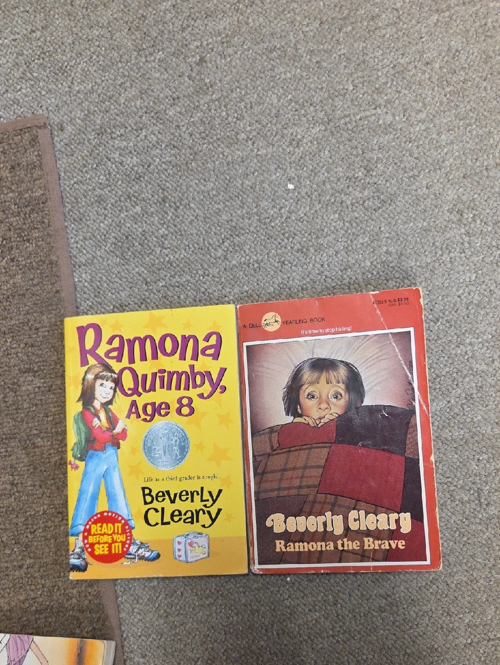 8 Beverly Cleary paperback books‎